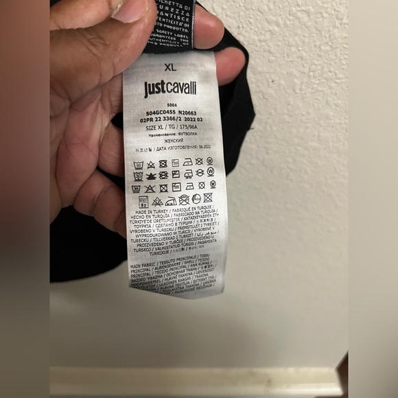 Just Cavalli Logo-print short-sleeved T-shirt
Size XL Black - Picture 9 of 10